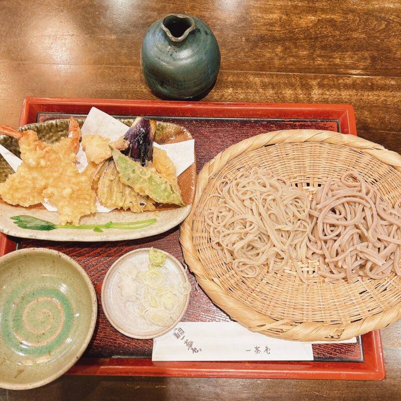 埼玉県南浦和『禅味 一茶庵本店』そば 蕎麦 蕎麦屋 そば屋 おすすめ soba 日刊水と蕎麦 soba-aqua メニュー「天付そば」