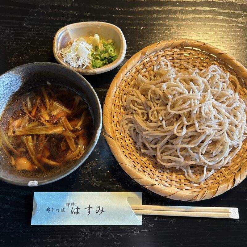 埼玉県川越『手打ちそば　川越はすみ』そば 蕎麦 蕎麦屋 そば屋 おすすめ soba 日刊水と蕎麦 soba-aqua メニュー「鴨じるそば」