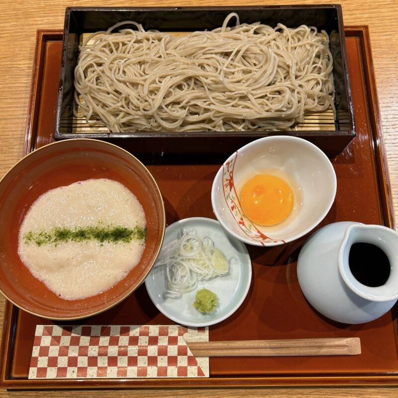 埼玉県川越『日本料理・手打ち蕎麦 中正屋』（なかしょうや）そば 蕎麦 蕎麦屋 そば屋 おすすめ soba 日刊水と蕎麦 soba-aqua メニュー「山芋とろろせいろ」