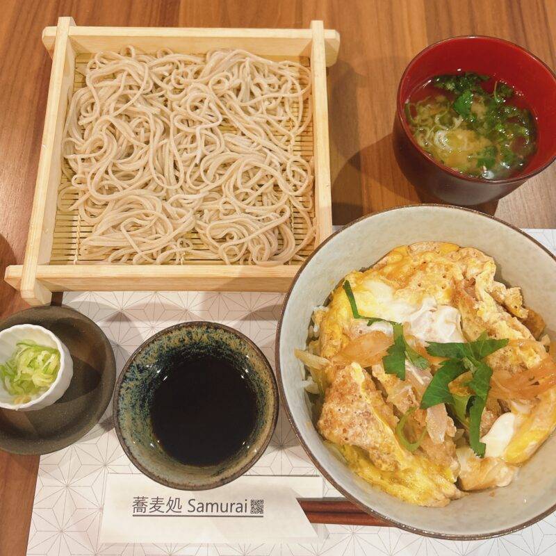 東京都狛江『生酒/十割蕎麦SAMURAI』そば 蕎麦 蕎麦屋 そば屋 おすすめ soba 日刊水と蕎麦 soba-aqua メニュー「かつ丼セット」