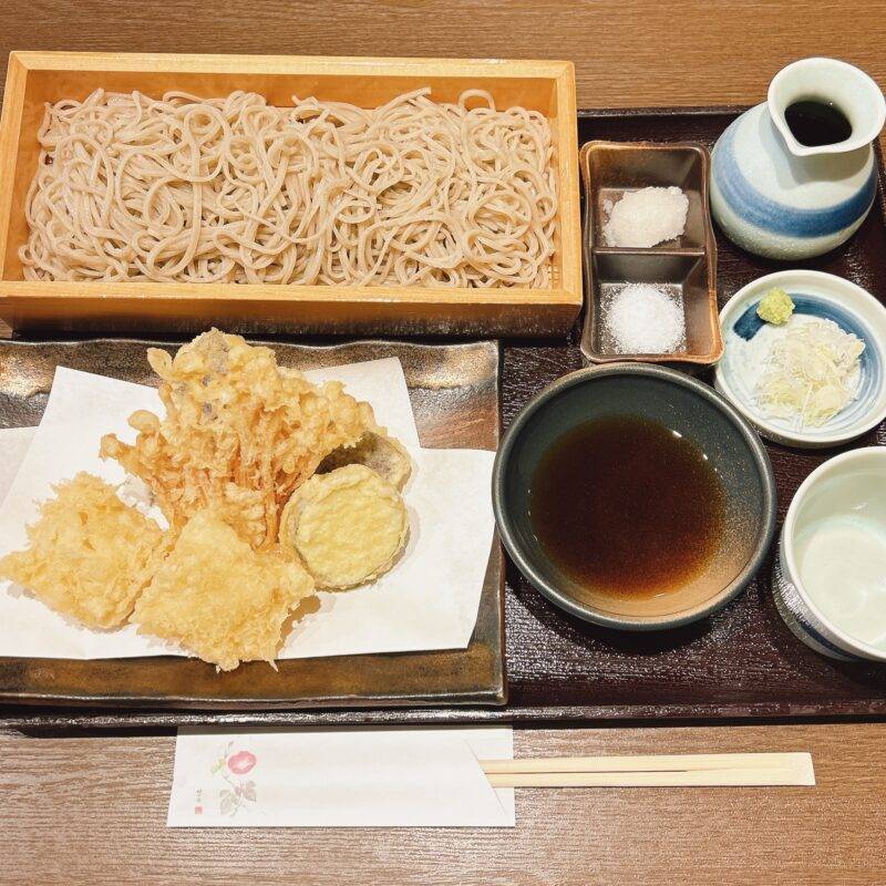 東京都西荻窪『手打ちそば 雲龍』そば 蕎麦 蕎麦屋 そば屋 おすすめ soba 日刊水と蕎麦 soba-aqua メニュー「ゆば天せいろ」