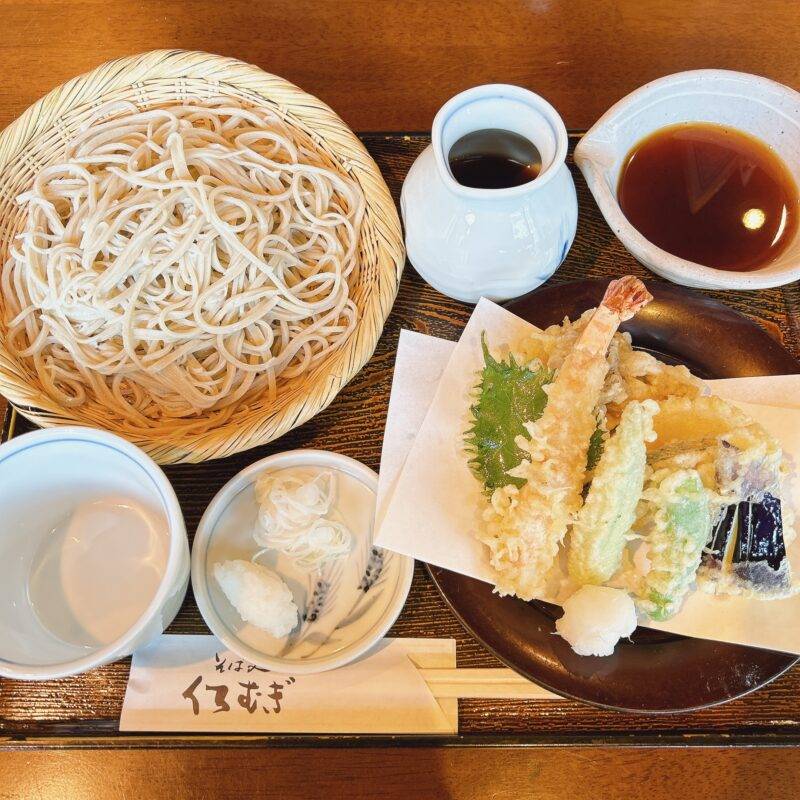 埼玉県七里『そば処 くろむぎ』そば 蕎麦 蕎麦屋 そば屋 おすすめ soba 日刊水と蕎麦 soba-aqua メニュー「天もりそば」