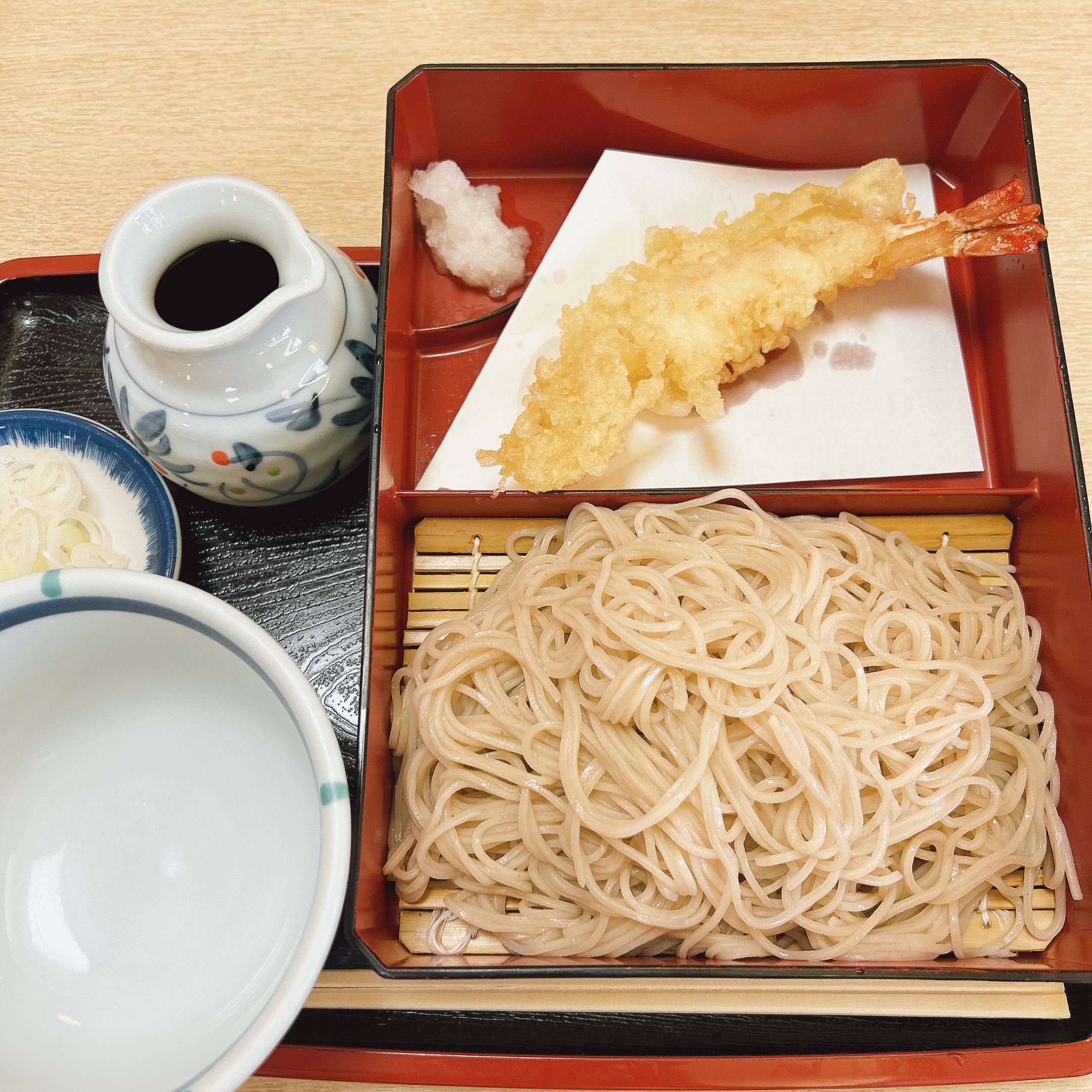 東京都参宮橋『そば処 代々木 巴屋』そば 蕎麦 蕎麦屋 そば屋 おすすめ soba 日刊水と蕎麦 soba-aqua メニュー「天もり」