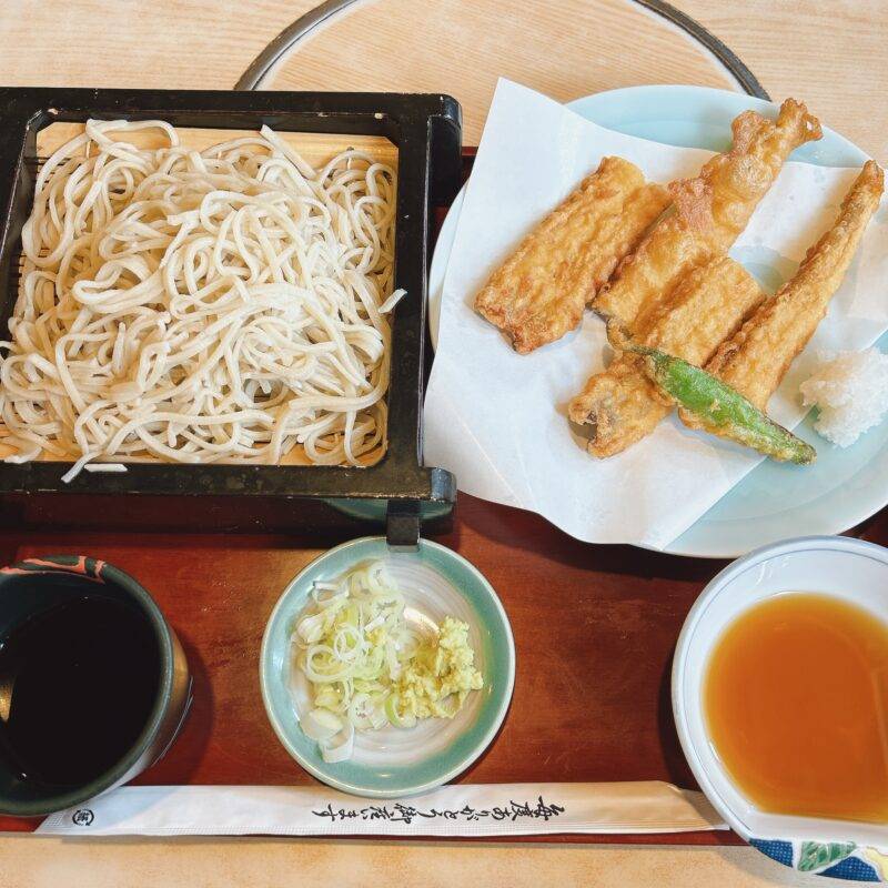 埼玉県戸田『蕎麦うどん 亀鶴』そば 蕎麦 蕎麦屋 そば屋 おすすめ soba 日刊水と蕎麦 soba-aqua メニュー「もり」「穴子天ぷら」