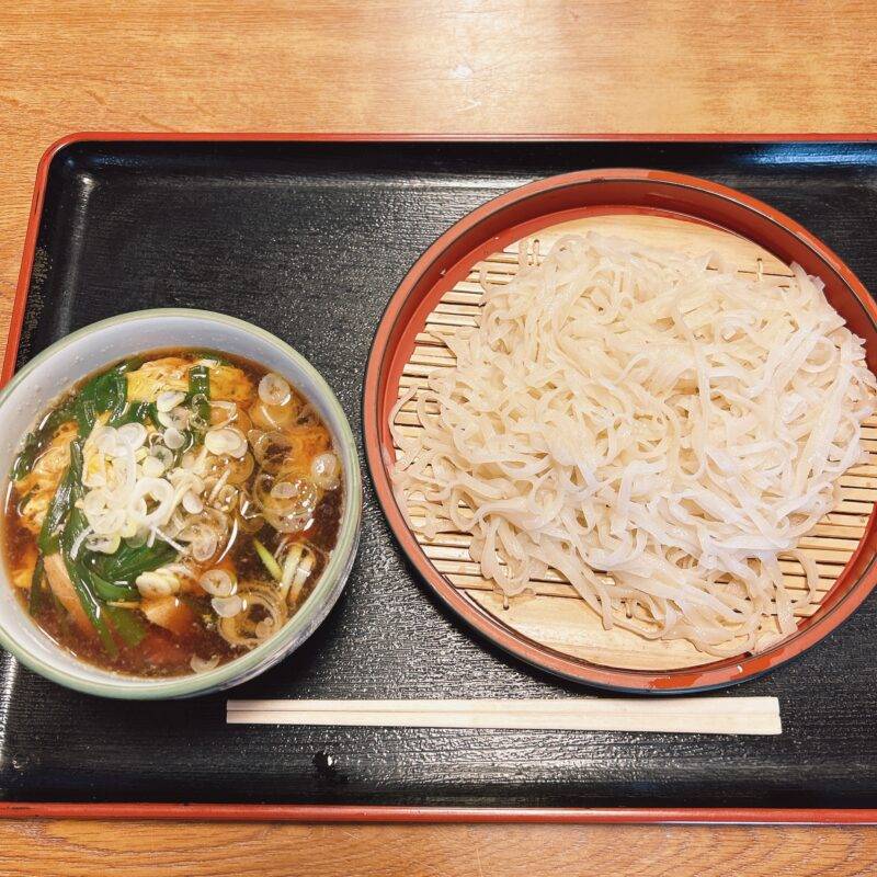 埼玉県戸田『純手打ち蕎麦うどん 更科吾妻』そば 蕎麦 蕎麦屋 そば屋 おすすめ soba 日刊水と蕎麦 soba-aqua メニュー「にらとじ」