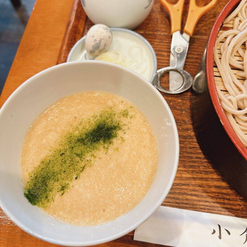 東京都上野『おそば 小倉庵』そば 蕎麦 蕎麦屋 そば屋 おすすめ soba 日刊水と蕎麦 soba-aqua メニュー「とろろそば」