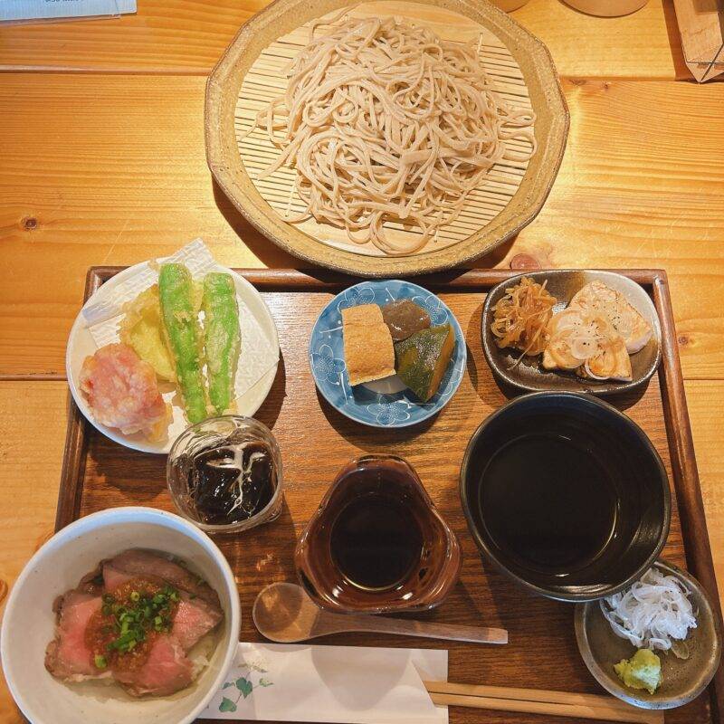 神奈川県藤沢『おはな Dining』（オハナ ダイニング）そば 蕎麦 蕎麦屋 そば屋 おすすめ soba 日刊水と蕎麦 soba-aqua メニュー「もりそばAランチ」