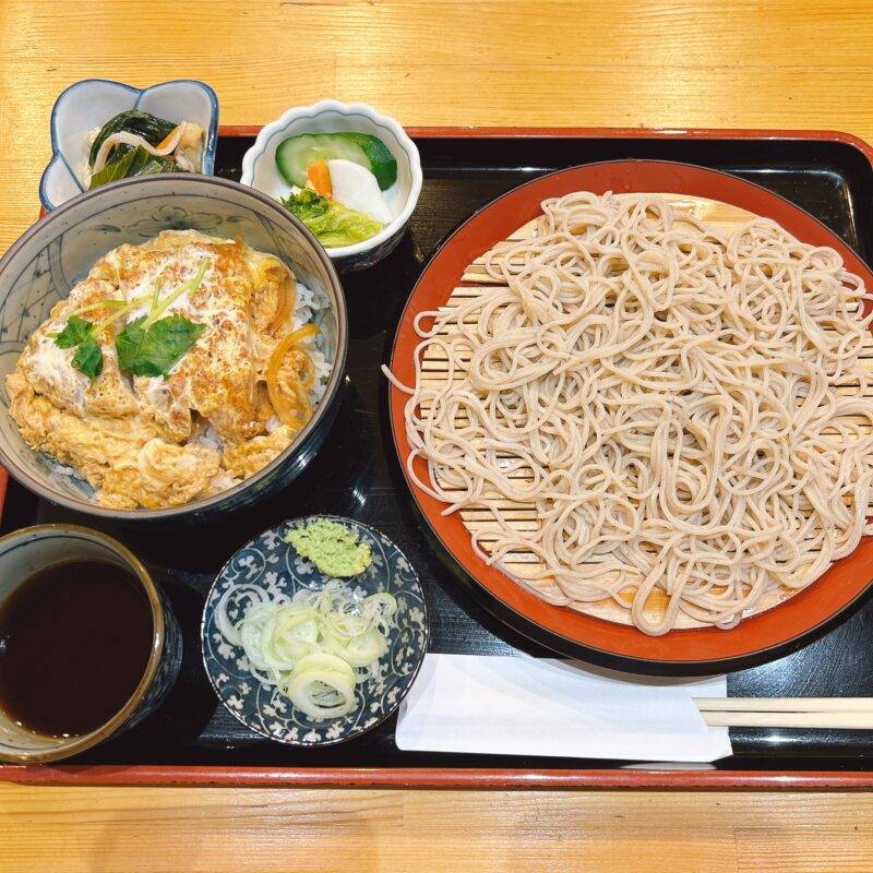 『そば旬菜 五番舘 くろ田』そば 蕎麦 蕎麦屋 そば屋 おすすめ soba 日刊水と蕎麦 soba-aqua メニュー「ミニかつ丼セット」