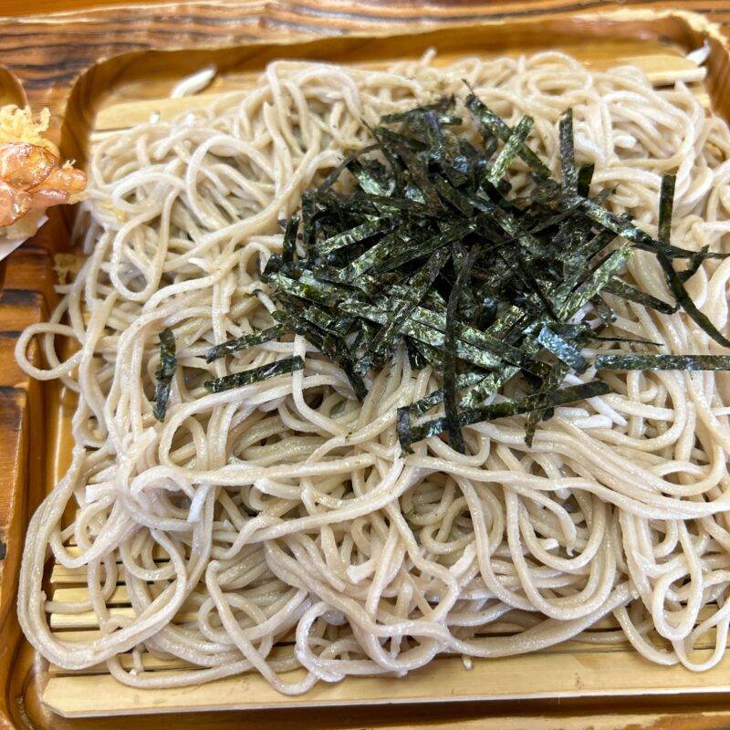 埼玉県大宮『そば処 鈴喜庵』（すずきあん）そば 蕎麦 蕎麦屋 そば屋 おすすめ soba 日刊水と蕎麦 soba-aqua メニュー「天ざる」