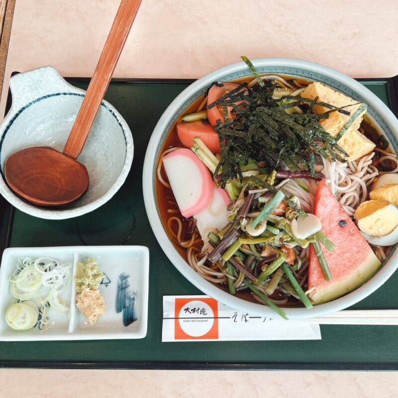 埼玉県宮原『みやはら 大村庵』そば 蕎麦 蕎麦屋 そば屋 おすすめ soba 日刊水と蕎麦 soba-aqua メニュー「冷し五目」