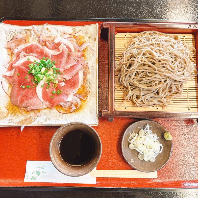 東京都野方『純手打ち蕎麦 おおひら』そば 蕎麦 蕎麦屋 そば屋 おすすめ soba 日刊水と蕎麦 soba-aqua メニュー「京都産 合鴨のたたきせいろ」