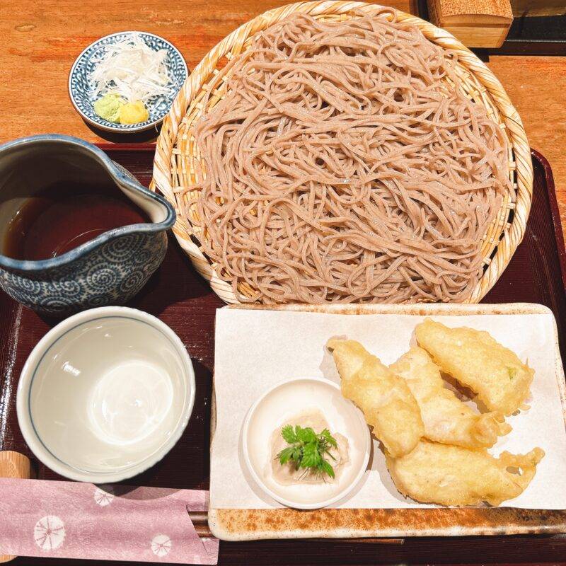 東京都新小岩『蕎麦バル にりんしゃ』そば 蕎麦 蕎麦屋 そば屋 おすすめ soba 日刊水と蕎麦 soba-aqua メニュー「せいろ」「鶏天 アンチョビクリームチーズ」「生ビール アサヒスーパードライ」