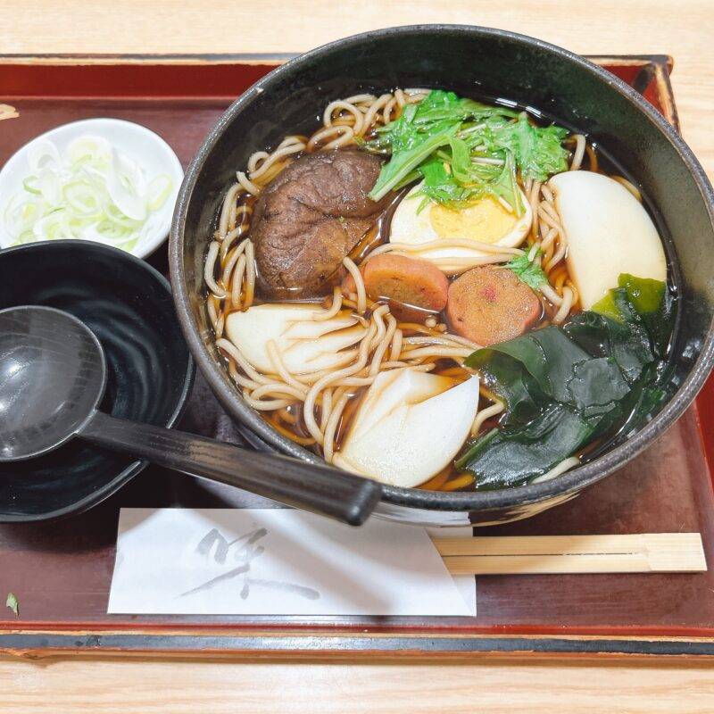 東京都落合南長崎『生蕎麦 大橋屋』そば 蕎麦 蕎麦屋 そば屋 おすすめ soba 日刊水と蕎麦 soba-aqua メニュー「おかめ」