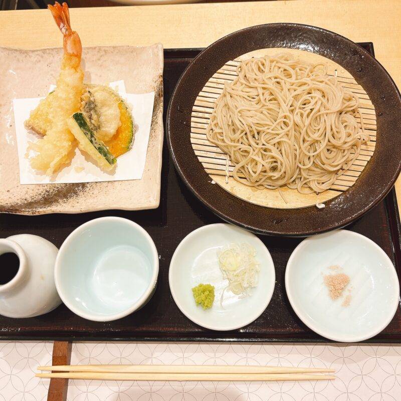 東京都渋谷『青山さくら庵』そば 蕎麦 蕎麦屋 そば屋 おすすめ soba 日刊水と蕎麦 soba-aqua メニュー「ランチ さくら庵セット」