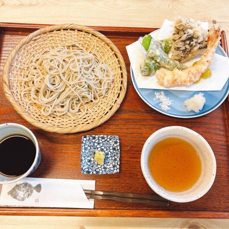 千葉県流山『流山 すず季』（すずき）そば 蕎麦 蕎麦屋 そば屋 おすすめ soba 日刊水と蕎麦 soba-aqua メニュー「秋の蕎麦三昧」「ちょこっと天ぷら」