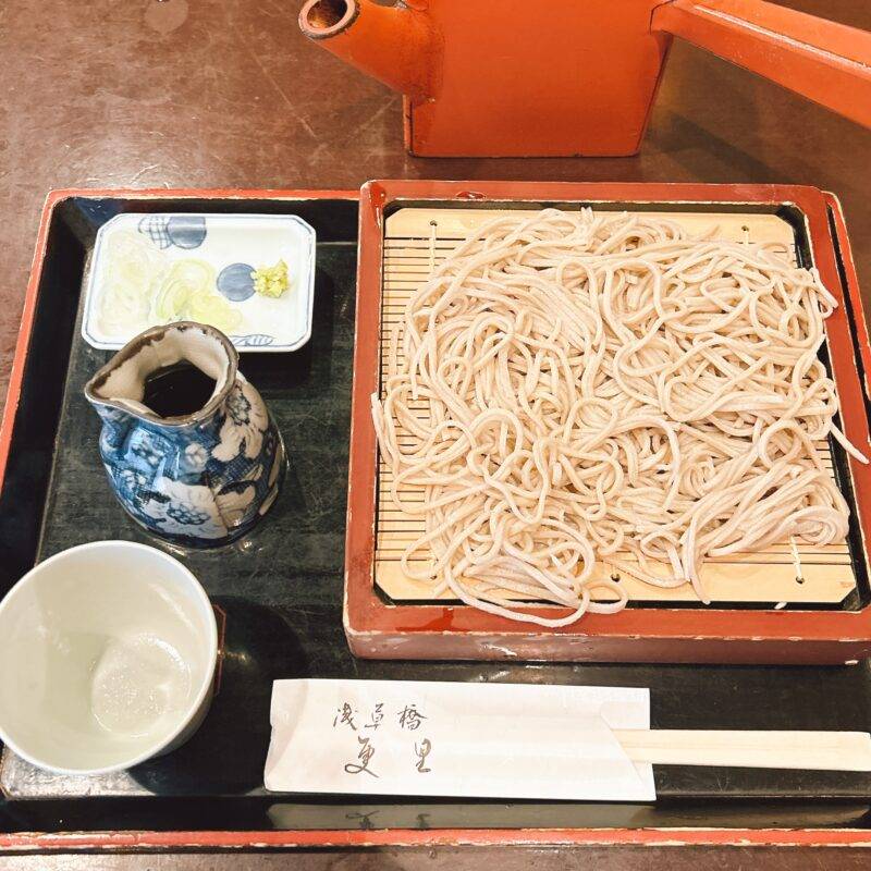 東京都浅草橋『手打ち 更里』（さらり）そば 蕎麦 蕎麦屋 そば屋 おすすめ soba 日刊水と蕎麦 soba-aqua メニュー「生粉打ちそば（十割）」