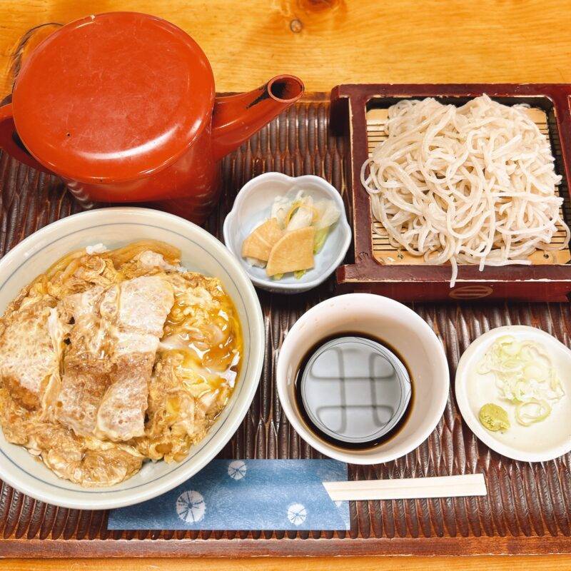 東京都石神井公園『長命寺蕎麦 豊島』「かつ丼+おそば」そば 蕎麦 蕎麦屋 そば屋 おすすめ soba 日刊水と蕎麦 soba-aqua メニュー
