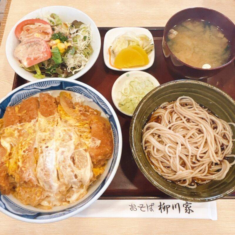 そば 蕎麦 蕎麦屋 そば屋 おすすめ soba 日刊水と蕎麦 soba-aqua メニュー東京都光が丘『おそば 柳川家』「カツ丼セット」