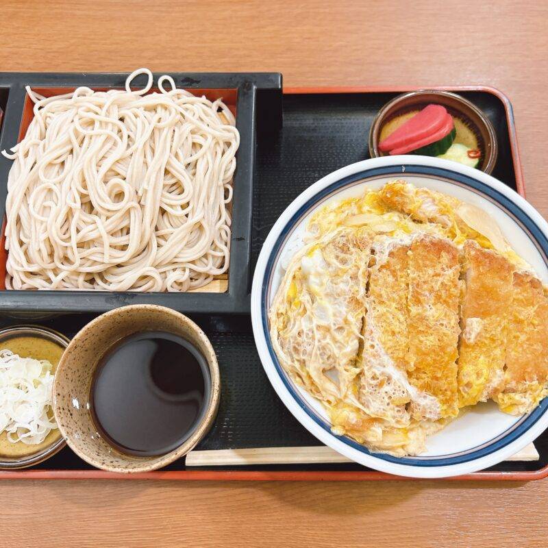 そば 蕎麦 蕎麦屋 そば屋 おすすめ soba 日刊水と蕎麦 soba-aqua メニュー東京都町屋『そば処 千秋庵』「かつ丼 Bセット」