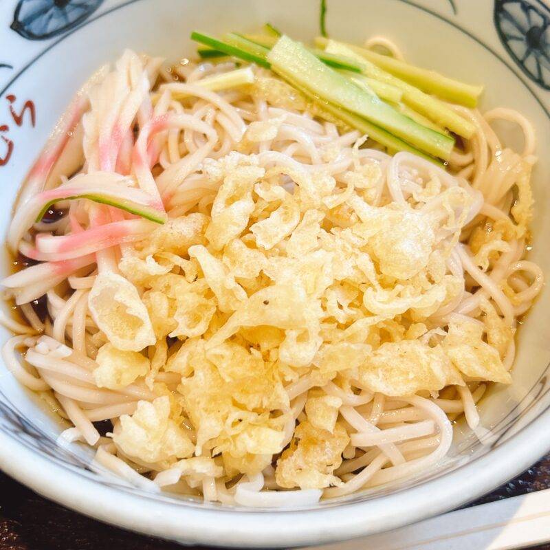 そば 蕎麦 蕎麦屋 そば屋 おすすめ soba 日刊水と蕎麦 soba-aqua メニュー東京都大泉学園『そば処 上むら』「ランチ ミニ牛丼＋冷やしたぬき」
