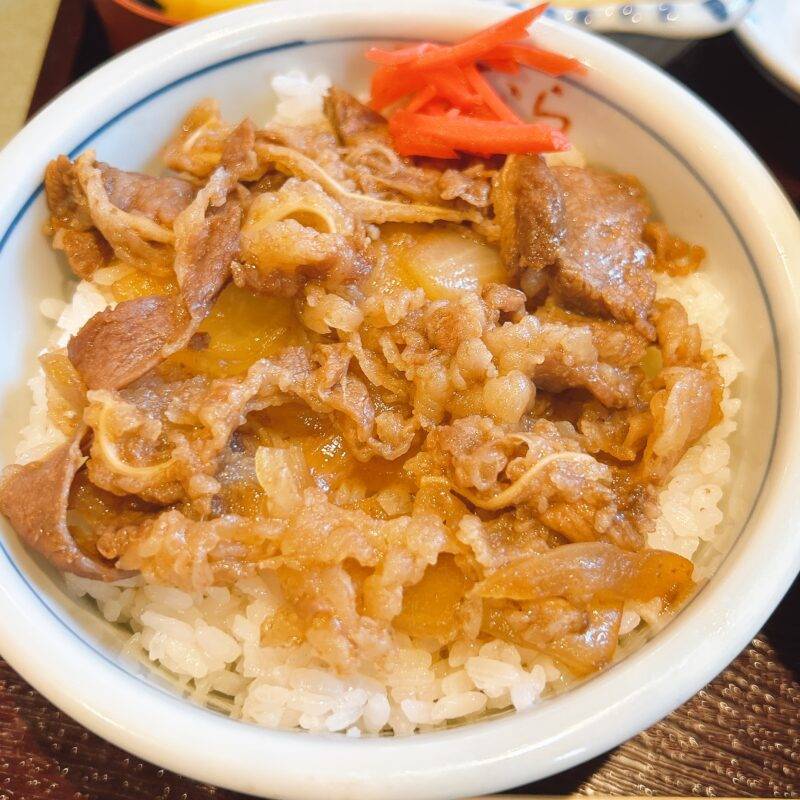 そば 蕎麦 蕎麦屋 そば屋 おすすめ soba 日刊水と蕎麦 soba-aqua メニュー東京都大泉学園『そば処 上むら』「ランチ ミニ牛丼＋冷やしたぬき」
