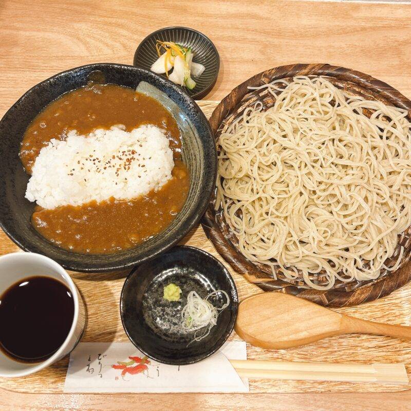 そば 蕎麦 蕎麦屋 そば屋 おすすめ soba 日刊水と蕎麦 soba-aqua メニュー埼玉県所沢『手打ち蕎麦 YAHEI』(弥兵衛)「平日限定A 出汁カレーランチ」