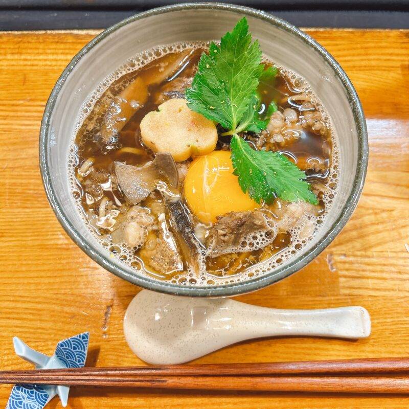 そば 蕎麦 蕎麦屋 そば屋 おすすめ soba 日刊水と蕎麦 soba-aqua メニュー東京都阿佐ヶ谷『ASAGAYASOBA』「ホルモン煮込みそば」