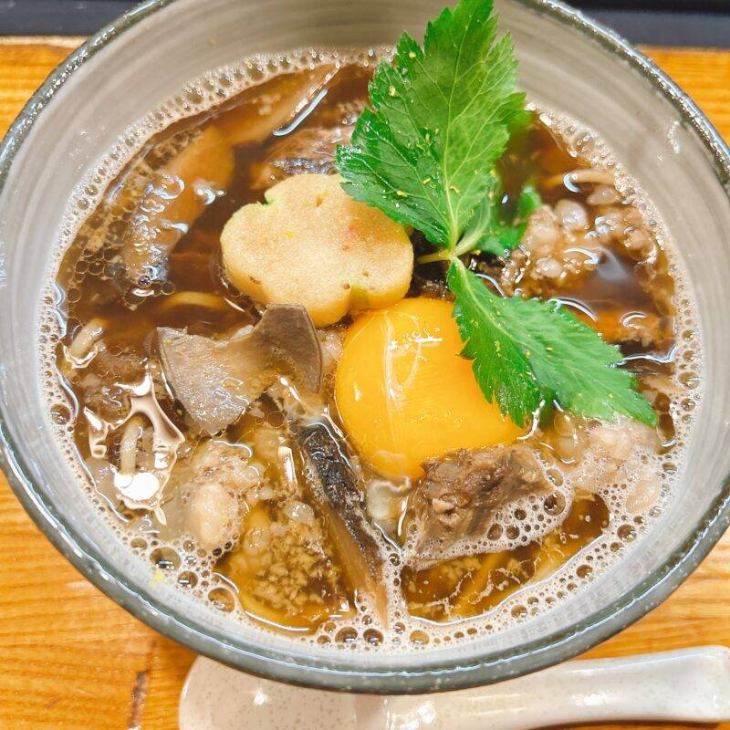 そば 蕎麦 蕎麦屋 そば屋 おすすめ soba 日刊水と蕎麦 soba-aqua メニュー東京都阿佐ヶ谷『ASAGAYASOBA』「ホルモン煮込みそば」