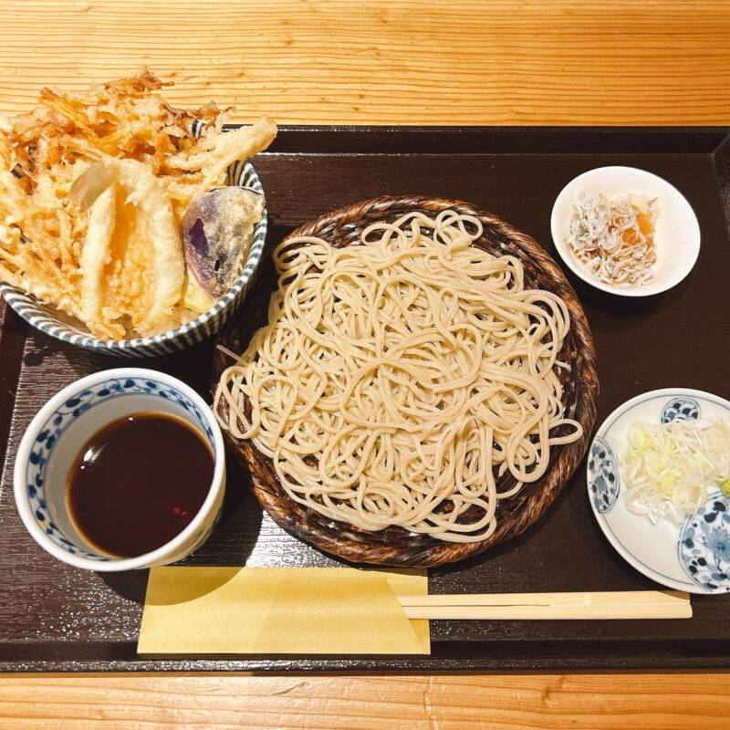そば 蕎麦 蕎麦屋 そば屋 おすすめ soba 日刊水と蕎麦 soba-aqua メニュー東京都小川町『蕎麦といろり焼 創』(そう)「日替わりA 蕎麦と旬菜天丼」