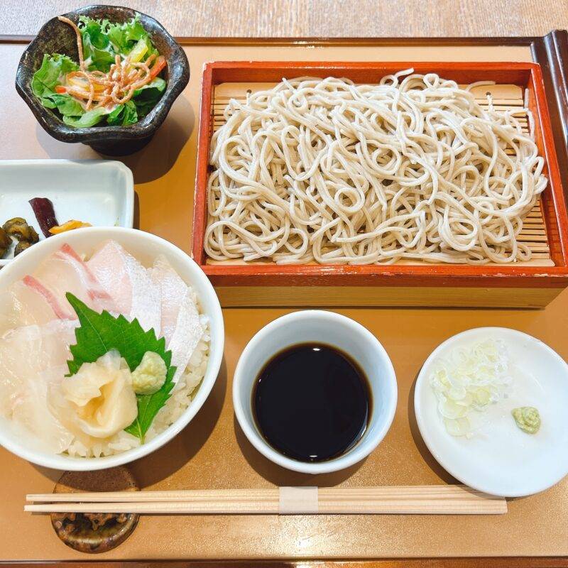 そば 蕎麦 蕎麦屋 そば屋 おすすめ soba 日刊水と蕎麦 soba-aqua メニュー東京都大泉学園『まる竹「膳」 大泉学園』「海鮮丼セット」