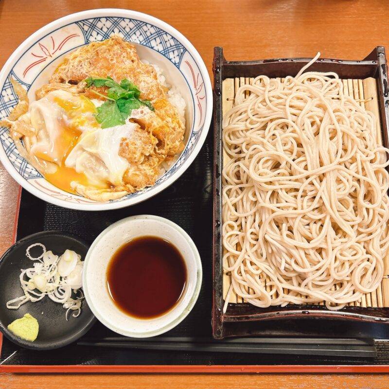 そば 蕎麦 蕎麦屋 そば屋 おすすめ soba 日刊水と蕎麦 soba-aqua メニュー東京都不動前『あざみ』「日替り カツ丼セット」