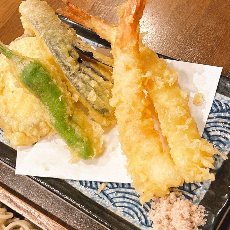 そば 蕎麦 蕎麦屋 そば屋 おすすめ soba 日刊水と蕎麦 soba-aqua メニュー東京都荻窪『蕎麦 雅』「天ぷらせいろそば」