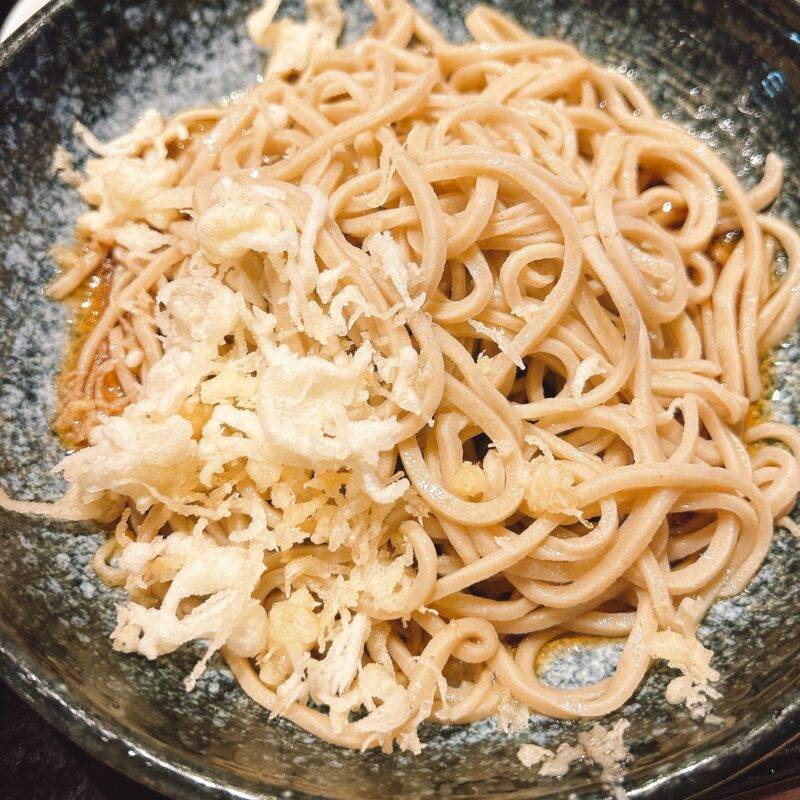 そば 蕎麦 蕎麦屋 そば屋 おすすめ soba 日刊水と蕎麦 soba-aqua メニュー東京都御徒町『手打そば はなみずき』「今週のランチセット たぬきそばとプチ定食」