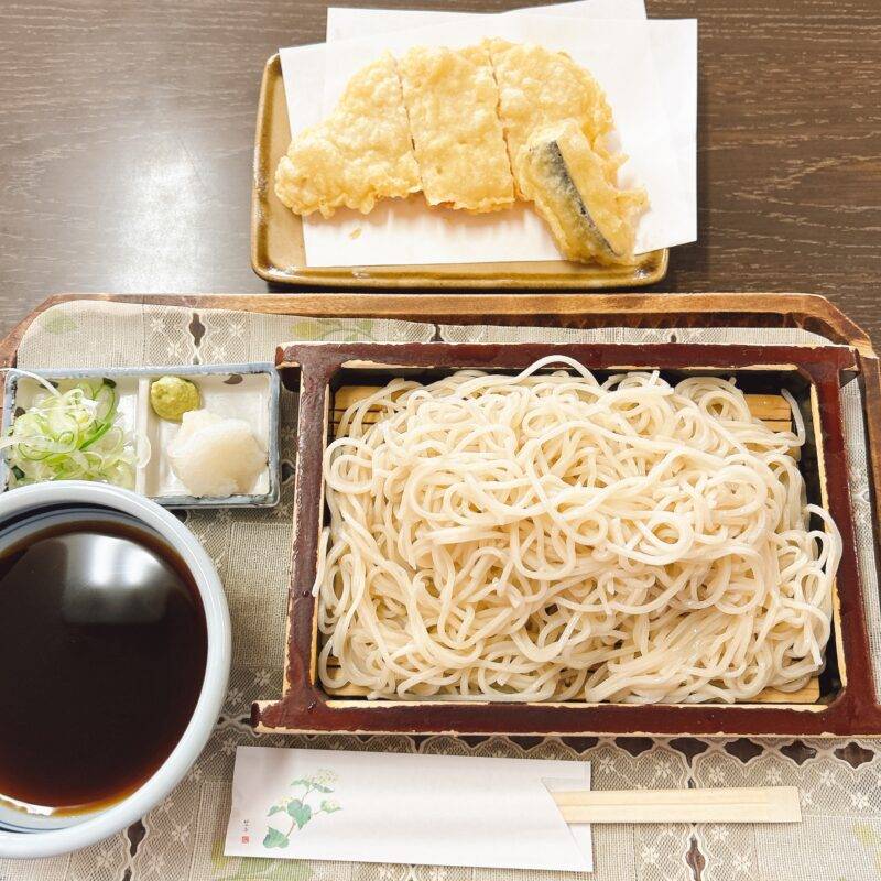 そば 蕎麦 蕎麦屋 そば屋 おすすめ soba 日刊水と蕎麦 soba-aqua メニュー東京都高島平『手打ちそば こはら』「とり天セイロ」