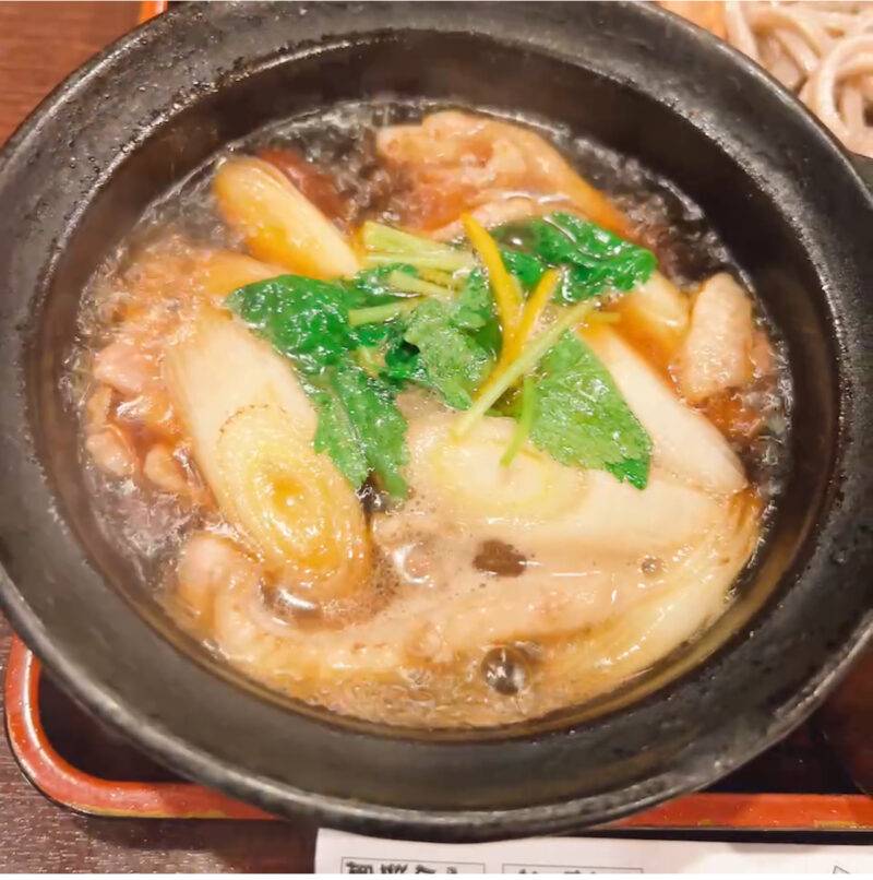 そば 蕎麦 蕎麦屋 そば屋 おすすめ soba 日刊水と蕎麦 soba-aqua メニュー「鴨汁付き 二色そば」「まぐろ山かけ」