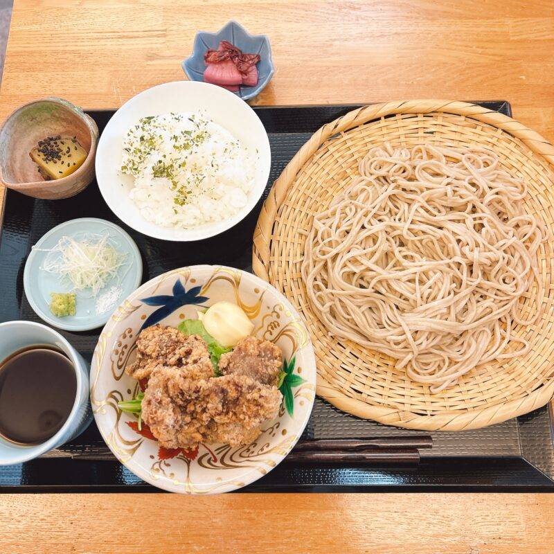 そば 蕎麦 蕎麦屋 そば屋 おすすめ soba 日刊水と蕎麦 soba-aqua メニュー東京都中野坂上『くじらとそばの店 たま貴』(たまき)「くじら竜田揚げ そばセット」