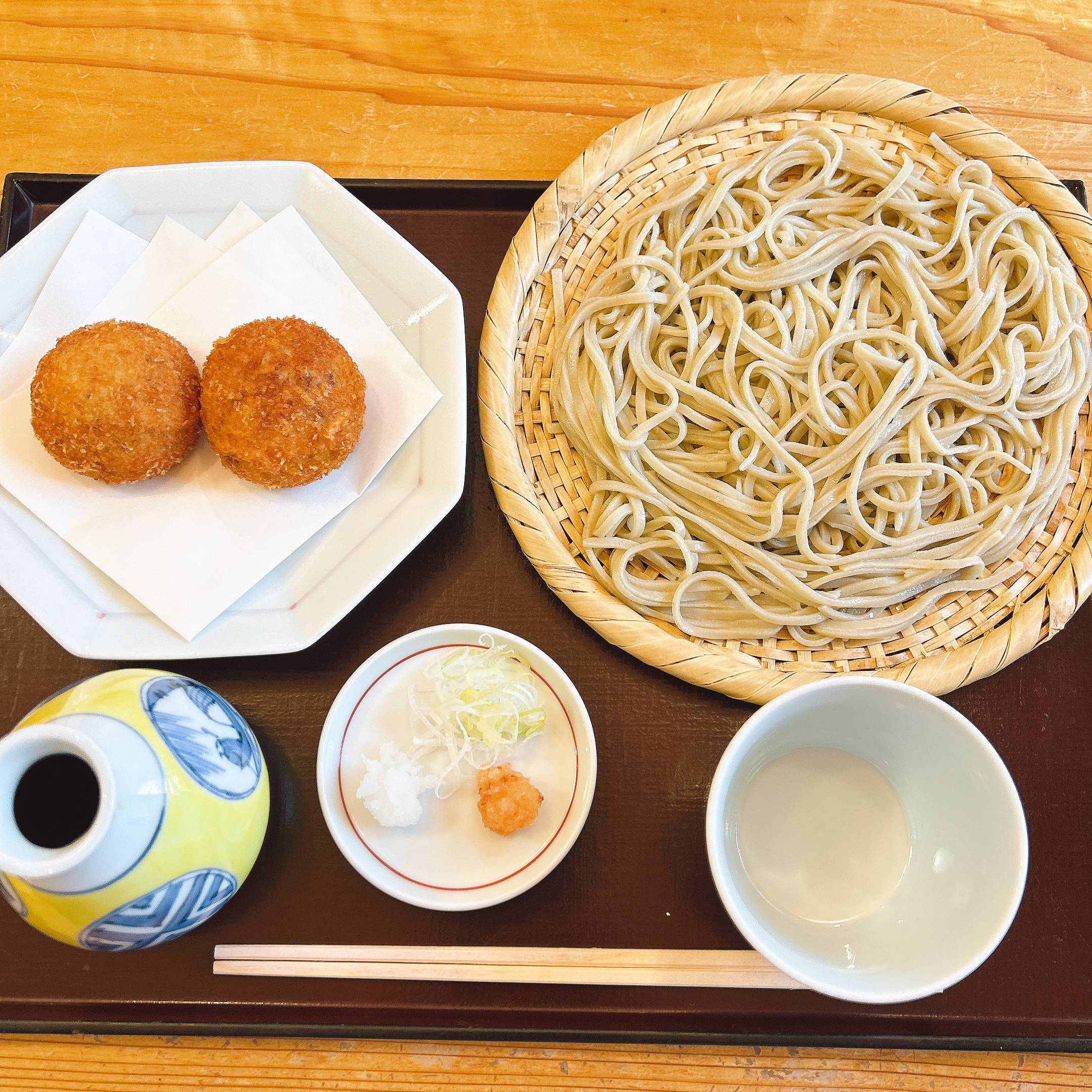 そば 蕎麦 蕎麦屋 そば屋 おすすめ soba 日刊水と蕎麦 soba-aqua メニュー 東京都高円寺『せいろや』「鴨コロッケせいろ」