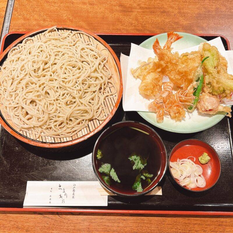 そば 蕎麦 蕎麦屋 そば屋 おすすめ soba 日刊水と蕎麦 soba-aqua メニュー東京都白山『江戸蕎麦匠庄之助 肴町長寿庵』「車えび天せいろ 沖縄九州」