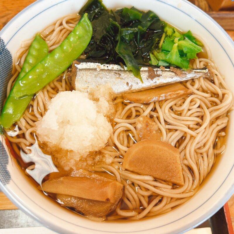 そば 蕎麦 蕎麦屋 そば屋 おすすめ soba 日刊水と蕎麦 soba-aqua メニュー東京都池尻『池尻大橋 長寿庵』「小鉢麺 温」「オムライス」「目黒のさんまそば」