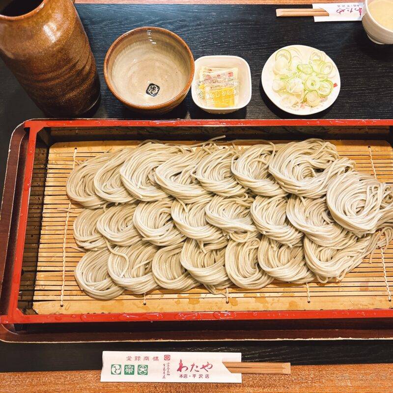 そば 蕎麦 蕎麦屋 そば屋 おすすめ soba 日刊水と蕎麦 soba-aqua メニュー新潟県小千谷『わたや 本店』「へぎそば 3人前」「山海天ぷらの盛合せ」