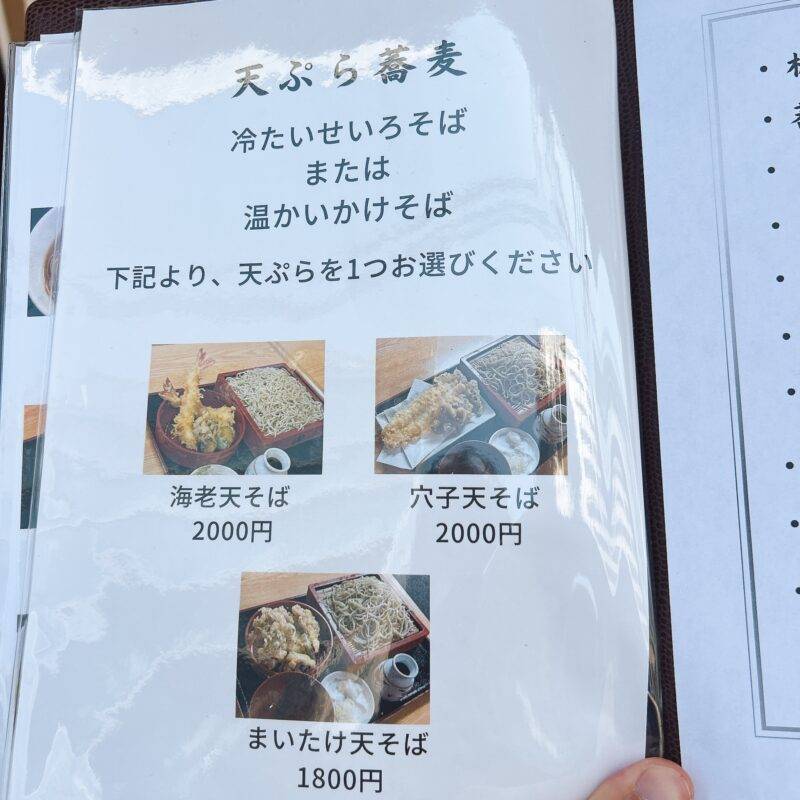 そば 蕎麦 蕎麦屋 そば屋 おすすめ soba 日刊水と蕎麦 soba-aqua メニュー 東京都神保町『神田錦町 更科』「穴子天そば 2色せいろ」