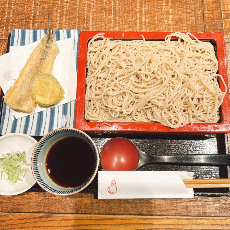 東京都高田馬場『蕎麦・旬菜 浅野屋』「今日の天せいろ」