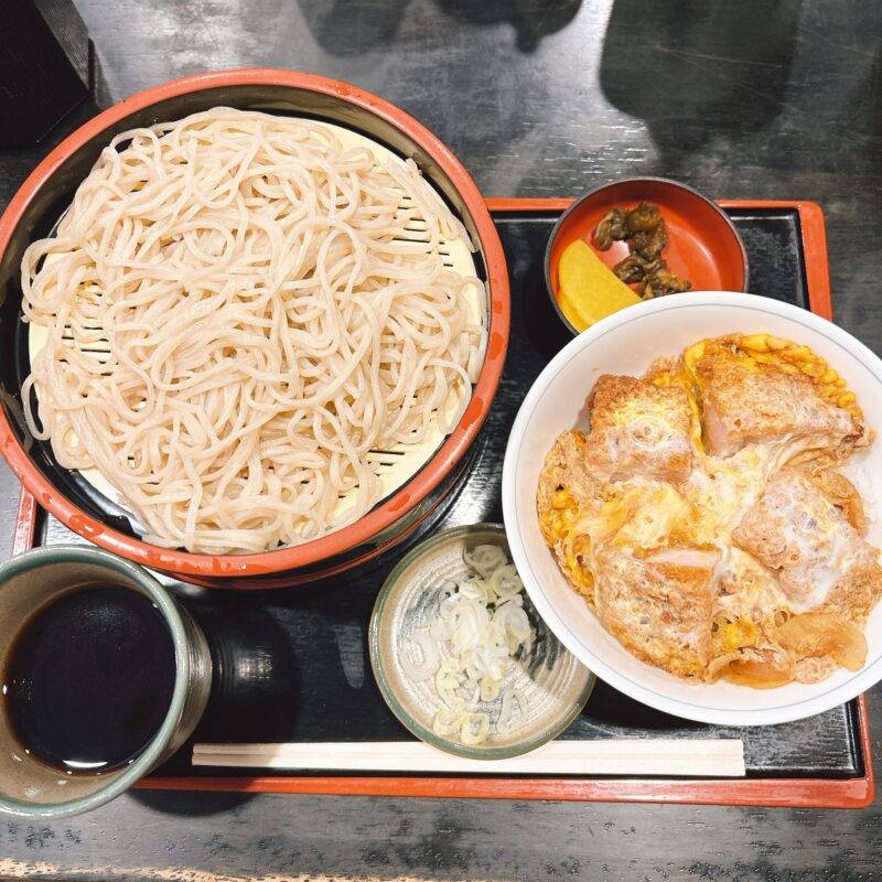 そば 蕎麦 蕎麦屋 そば屋 おすすめ soba 日刊水と蕎麦 soba-aqua メニュー 東京都板橋『手打ちそば 扇屋』「ミニかつ丼セット」