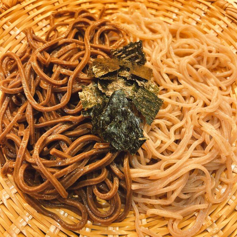 そば 蕎麦 蕎麦屋 そば屋 おすすめ soba 日刊水と蕎麦 soba-aqua メニュー 東京都四谷『音威子府TOKYO』「食べ比べ 合い盛りそば」