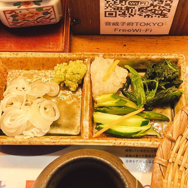 そば 蕎麦 蕎麦屋 そば屋 おすすめ soba 日刊水と蕎麦 soba-aqua メニュー 東京都四谷『音威子府TOKYO』「食べ比べ 合い盛りそば」