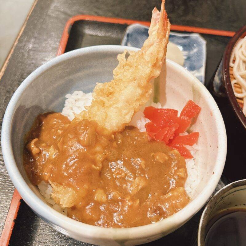 そば 蕎麦 蕎麦屋 そば屋 おすすめ soba 日刊水と蕎麦 soba-aqua メニュー 東京都国立『そば処 志田』(しだ)「三番セット ミニ天カレー丼+ざる」