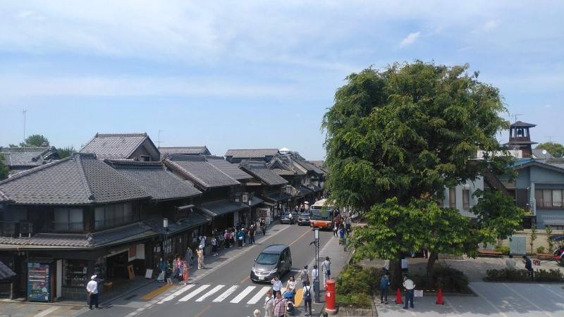 川越旧りそなからの眺め