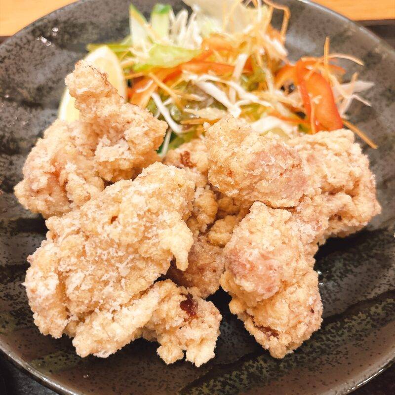 そば 蕎麦 蕎麦屋 そば屋 おすすめ soba 日刊水と蕎麦 soba-aqua メニュー 東京都立石『兎月本店』(とげつ)「若鶏の竜田揚げセット」